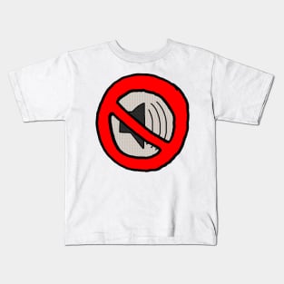 Mute Sign Kids T-Shirt